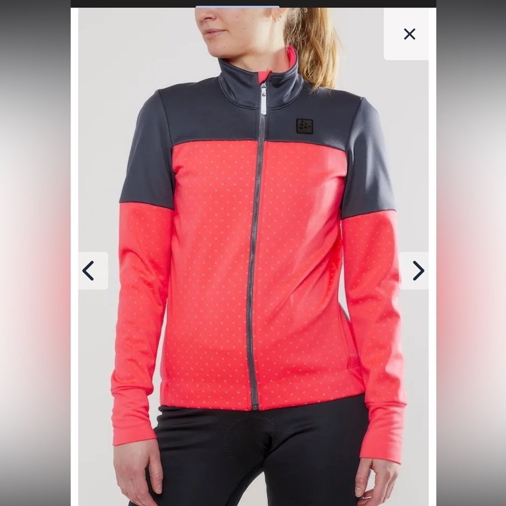 CRAFT- Hale sub Z running jacket in a size Medium